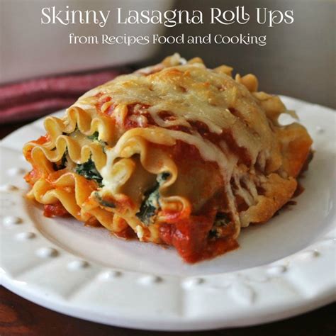 How much fat is in skinny lasagna rolls - calories, carbs, nutrition