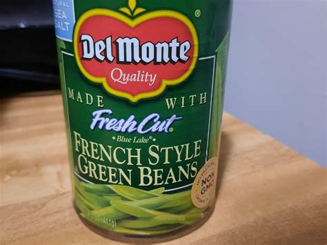 How much fat is in sliced french style green beans - calories, carbs, nutrition