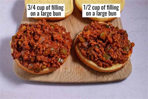 How much fat is in sloppy joe filling - calories, carbs, nutrition