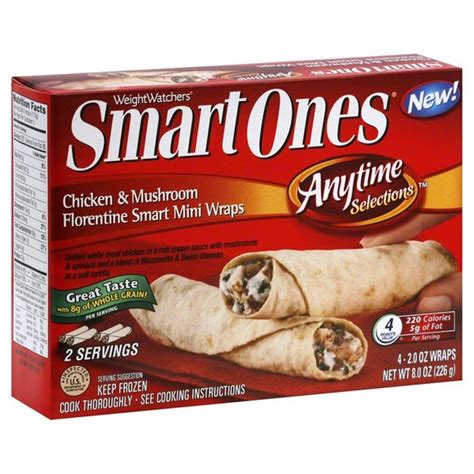 How much fat is in smart mini wraps - calories, carbs, nutrition