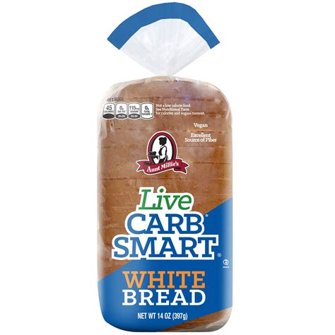 How much fat is in smart white bread - calories, carbs, nutrition