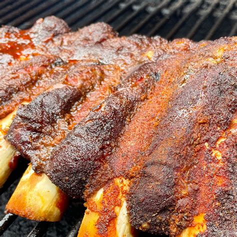 How much fat is in smokehouse smoked beef back ribs - calories, carbs, nutrition