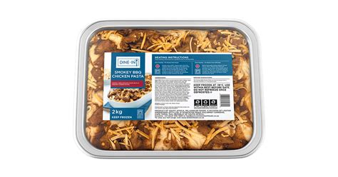 How much fat is in smokey bbq chicken with pasta large - calories, carbs, nutrition