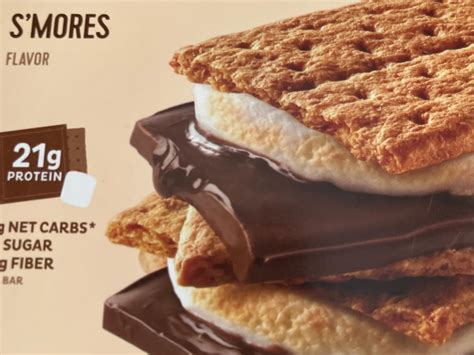 How much fat is in smores bar - calories, carbs, nutrition