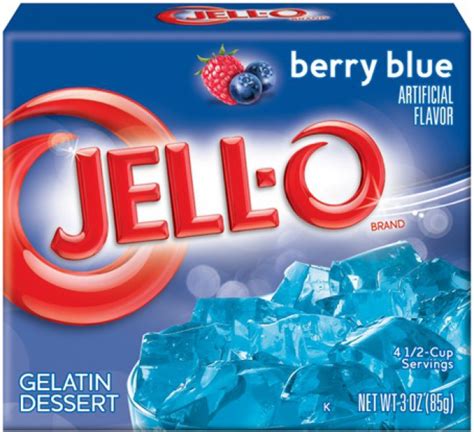 How much fat is in snack cup gelatin berry blue - calories, carbs, nutrition