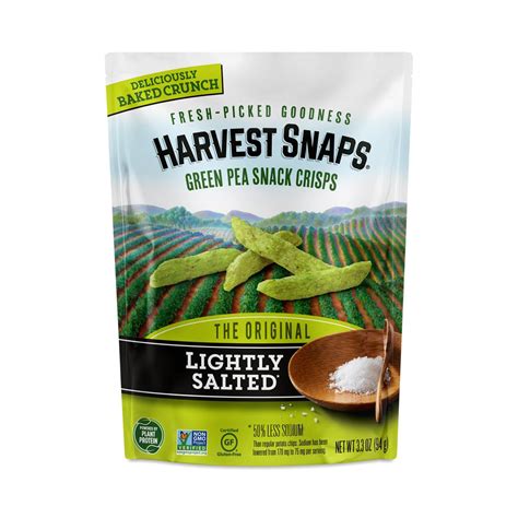 How much fat is in snapea crisps - calories, carbs, nutrition