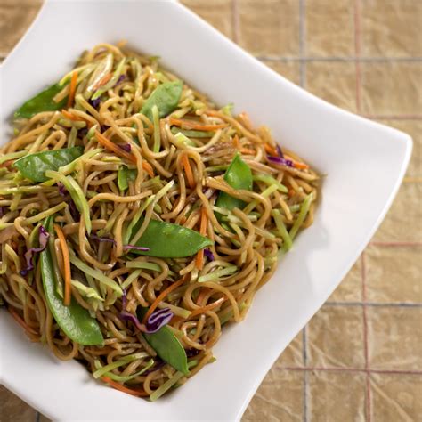 How much fat is in snow peas stir fry cantonese lo mein - calories, carbs, nutrition