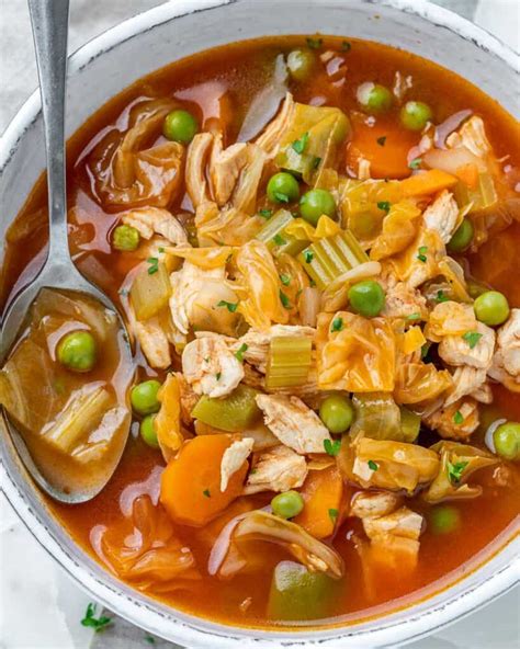 How much fat is in soup chicken cabbage & chickpea 3cs campbells 16 oz - calories, carbs, nutrition