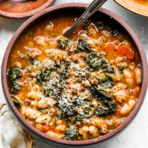 How much fat is in soup chorizo white bean 6 oz - calories, carbs, nutrition