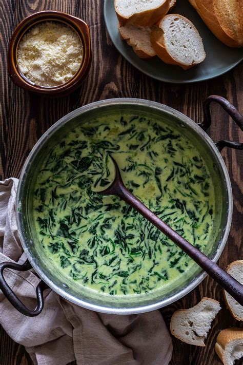 How much fat is in soup cream of spinach 16 oz - calories, carbs, nutrition