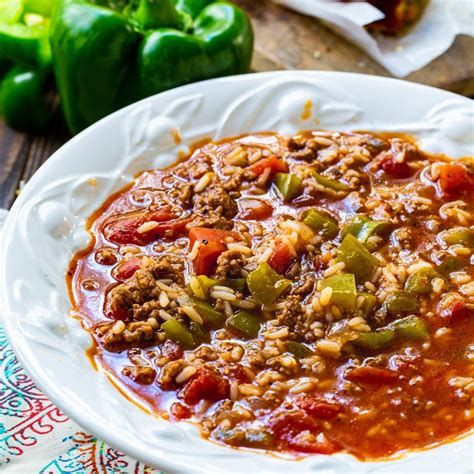 How much fat is in soup stuffed green pepper - calories, carbs, nutrition