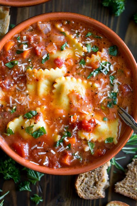 How much fat is in soup tomato ravioli vegetarian frz 6 oz - calories, carbs, nutrition