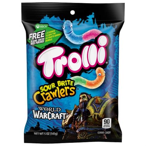 How much fat is in sour brite crawlers - calories, carbs, nutrition