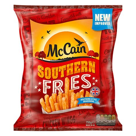 How much fat is in southern fries - calories, carbs, nutrition