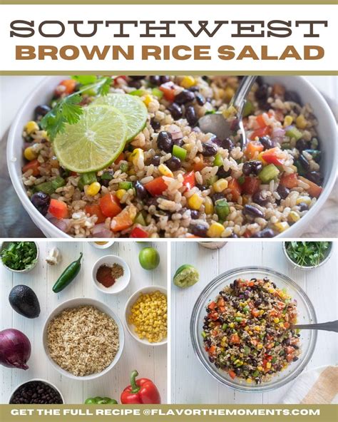 How much fat is in southwest brown rice & black bean salad, spicy salsa dressing - calories, carbs, nutrition