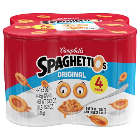 How much fat is in spaghettios, spaghettios original - calories, carbs, nutrition