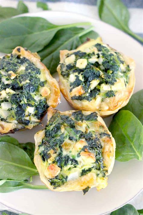 How much fat is in spanakopita mini spinach pies (60081.8) - calories, carbs, nutrition