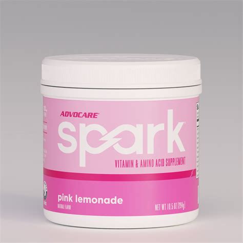 How much fat is in spark pink lemonade - calories, carbs, nutrition