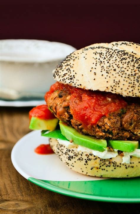 How much fat is in spicy bean burger in seeded bun - calories, carbs, nutrition