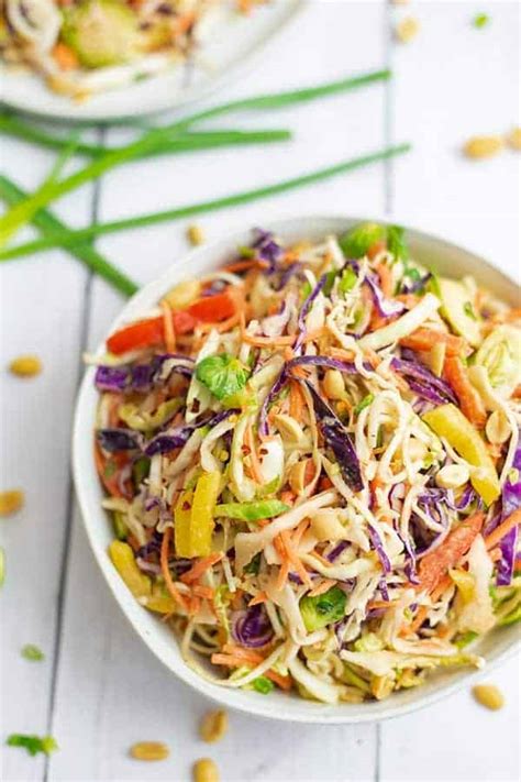 How much fat is in spicy cabbage slaw with peanuts - calories, carbs, nutrition