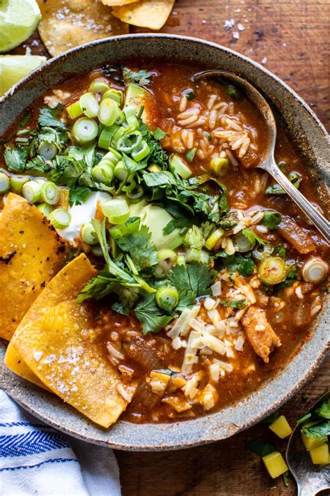 How much fat is in spicy chicken tortilla soup - calories, carbs, nutrition