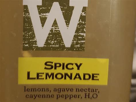 How much fat is in spicy lemonade - calories, carbs, nutrition