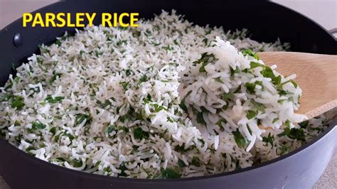 How much fat is in spicy parsley rice - calories, carbs, nutrition