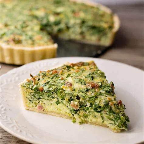 How much fat is in spinach artichoke quiche - calories, carbs, nutrition