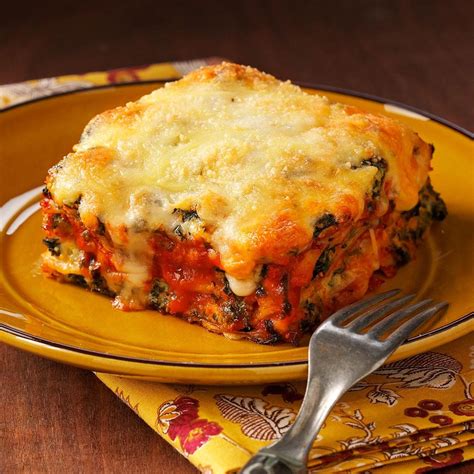 How much fat is in spinach lasagna - calories, carbs, nutrition