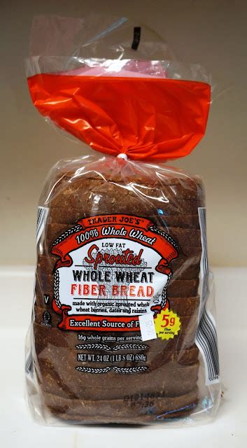 How much fat is in sprouted whole wheat bread - calories, carbs, nutrition