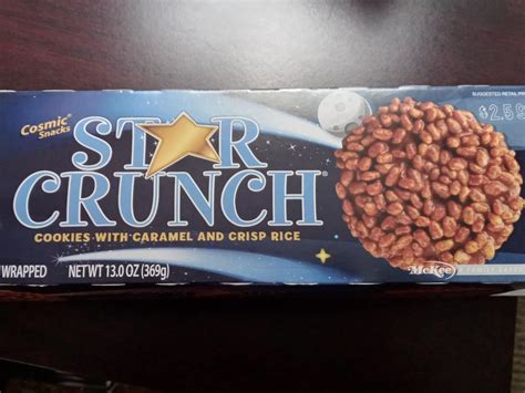 How much fat is in star crunch - calories, carbs, nutrition