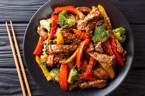 How much fat is in stir fry with meat choice - calories, carbs, nutrition