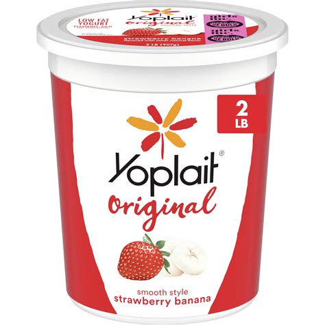 How much fat is in strawberry banana lowfat yogurt - calories, carbs, nutrition