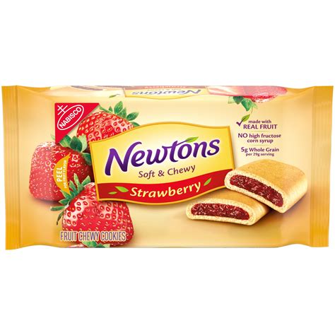 How much fat is in strawberry newtons - calories, carbs, nutrition