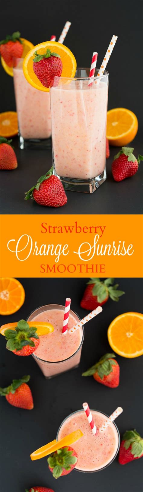 How much fat is in strawberry orange sunrise - calories, carbs, nutrition