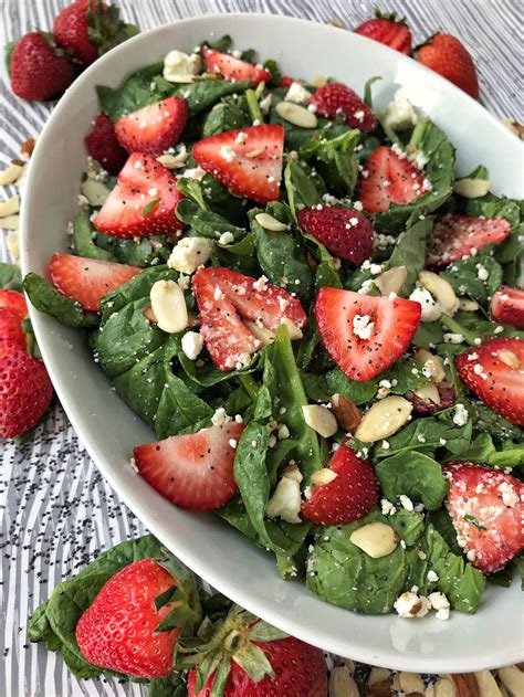 How much fat is in strawberry poppyseed salad - calories, carbs, nutrition