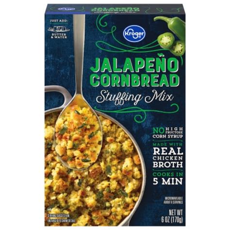 How much fat is in stuffing cornbread mix 1/2 cup - calories, carbs, nutrition