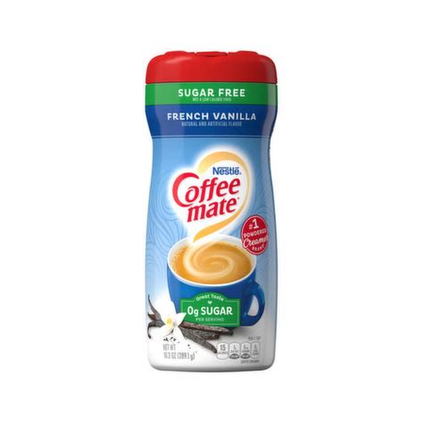 How much fat is in sugar free french vanilla - calories, carbs, nutrition