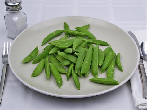 How much fat is in sugar snap peas - calories, carbs, nutrition