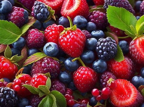 How much fat is in summer berries (29187.5) - calories, carbs, nutrition