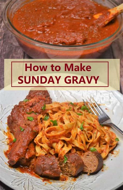 How much fat is in sunday gravy - calories, carbs, nutrition