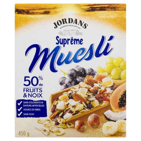 How much fat is in supreme muesli - calories, carbs, nutrition