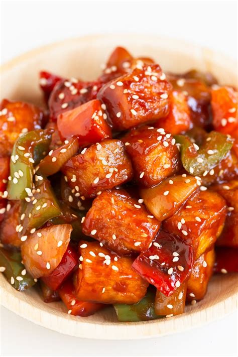 How much fat is in sweet and sour tofu - calories, carbs, nutrition