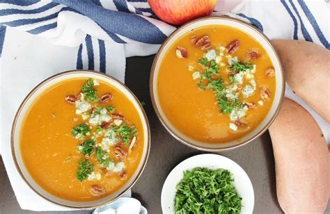 How much fat is in sweet potato and apple soup - calories, carbs, nutrition