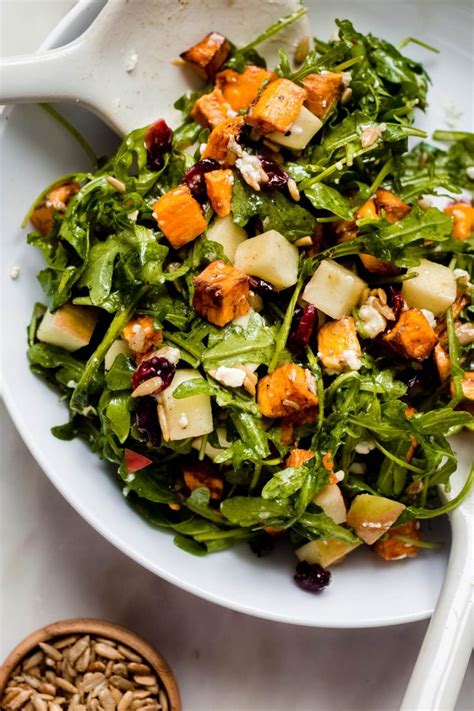 How much fat is in sweet potato and green apple salad - calories, carbs, nutrition