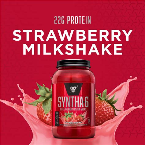 How much fat is in syntha 6 (strawberry) - calories, carbs, nutrition