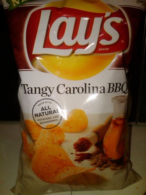 How much fat is in tangy carolina bbq chips - calories, carbs, nutrition