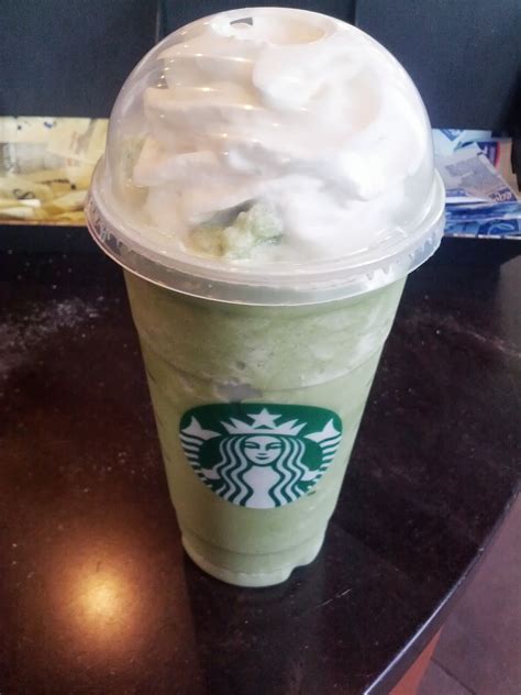 How much fat is in tazo green tea frappuccino blended creme - venti - with whipped cream - calories, carbs, nutrition