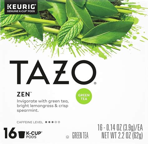 How much fat is in tazo tea - grande - calories, carbs, nutrition