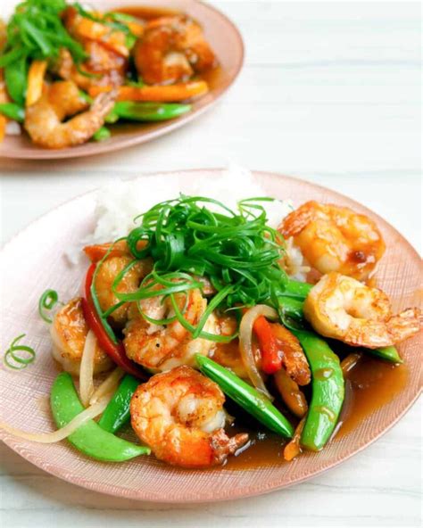 How much fat is in teriyaki ginger shrimp - calories, carbs, nutrition